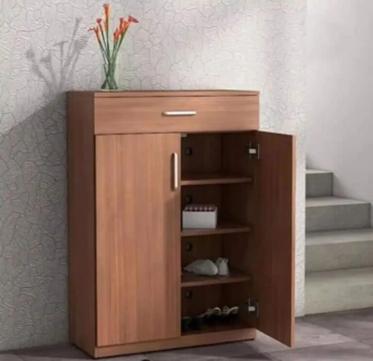 আধুনিক ৪ স্তরের জুতার ক্যাবিনেট, লকার ড্রয়ার সহ জুতার র‍্যাক