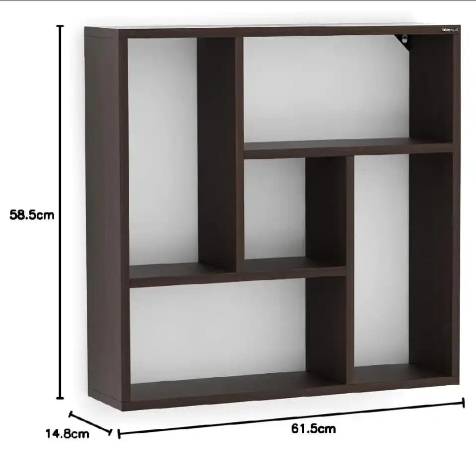 ওয়াল ডেকোর ফ্লোটিং শেল্ফ, অফিস ডিসপ্লে র্যাক লিভিং রুমের হোম ডেকোর 4