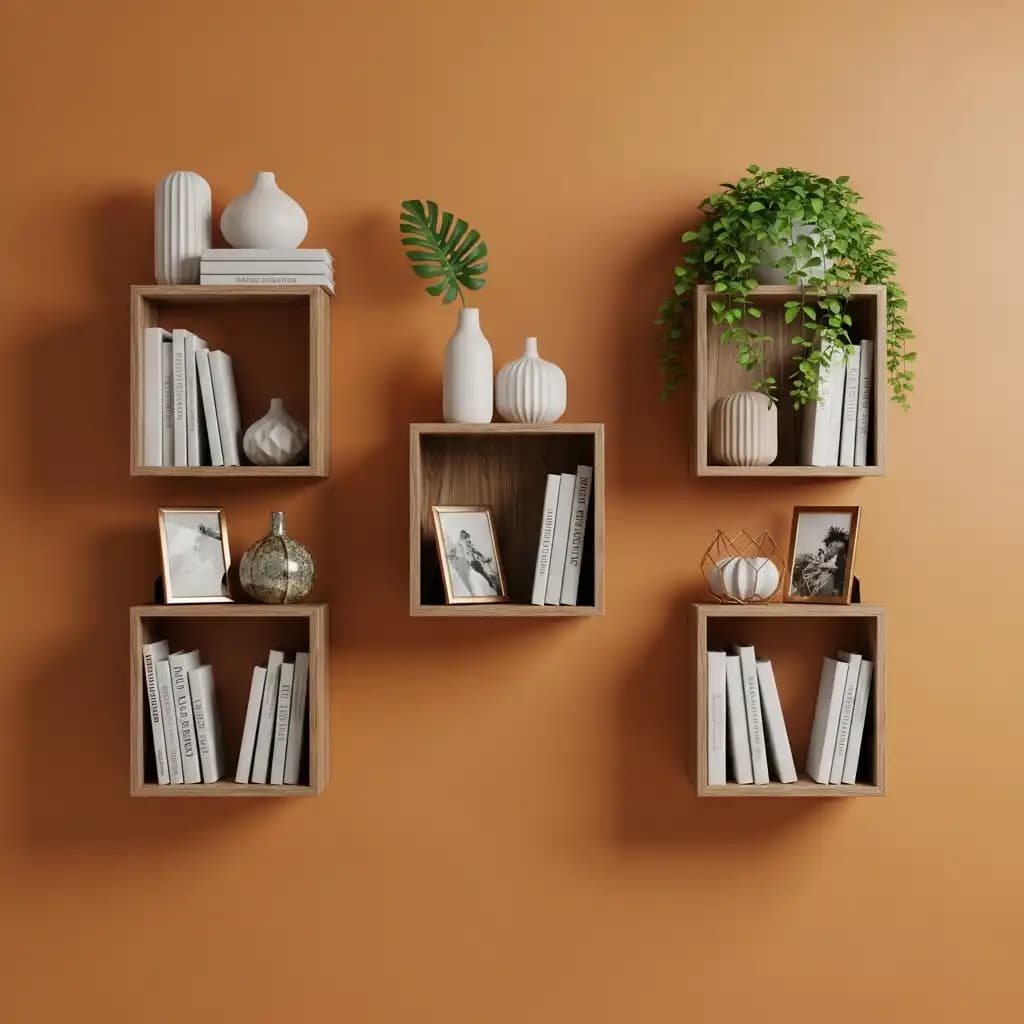 বইয়ের আলমারি এবং তাক