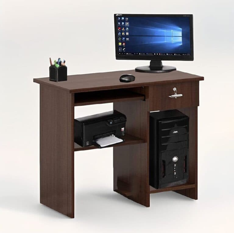 লকার ড্রয়ার/ল্যাপটপ ডেস্ক/ হোম অফিসের জন্য কম্পিউটার ডেস্ক সহ কম্পিউটার টেবিল 1