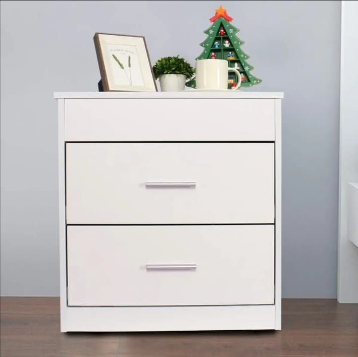 সেরা মানের বেড সাইট টেবিল, দুইটি ড্রয়ার সহ 1