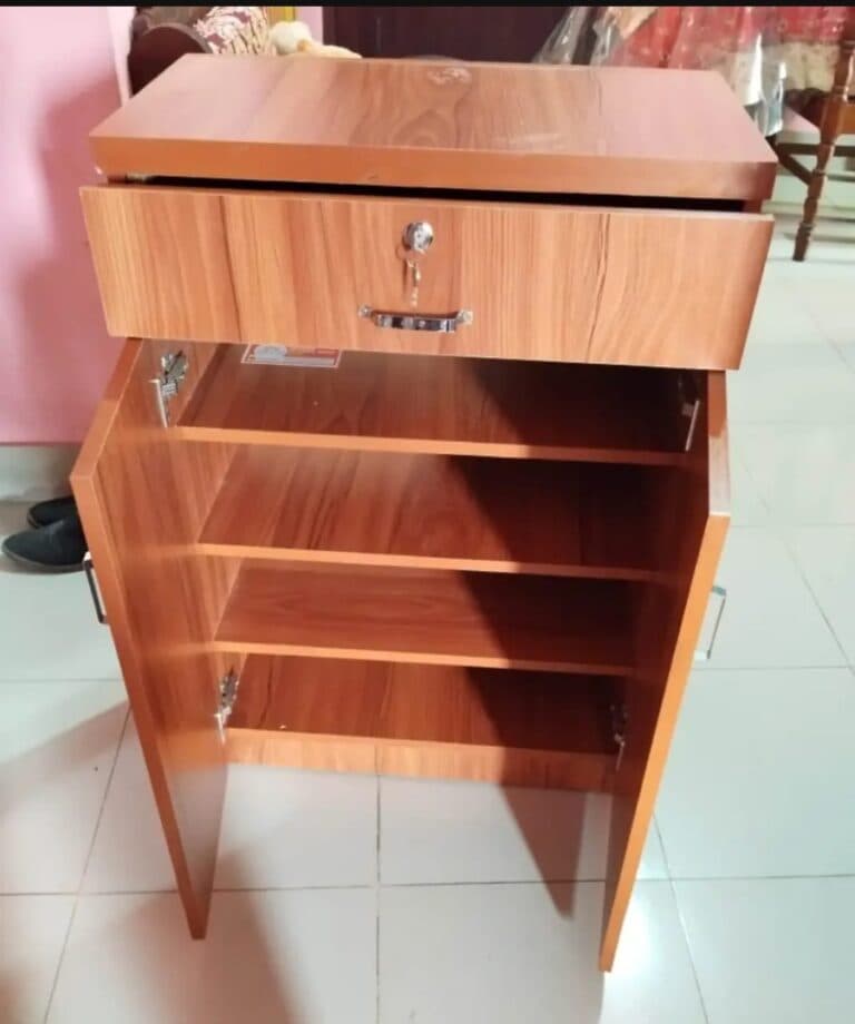 আধুনিক ৪ স্তরের জুতার ক্যাবিনেট, লকার ড্রয়ার সহ জুতার র্যাক 4