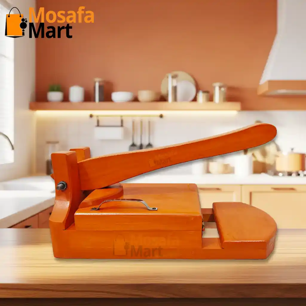 উচ্চমানের মেহেগুনি কাঠের তৈরি হ্যান্ড প্রেস রুটি মেকার