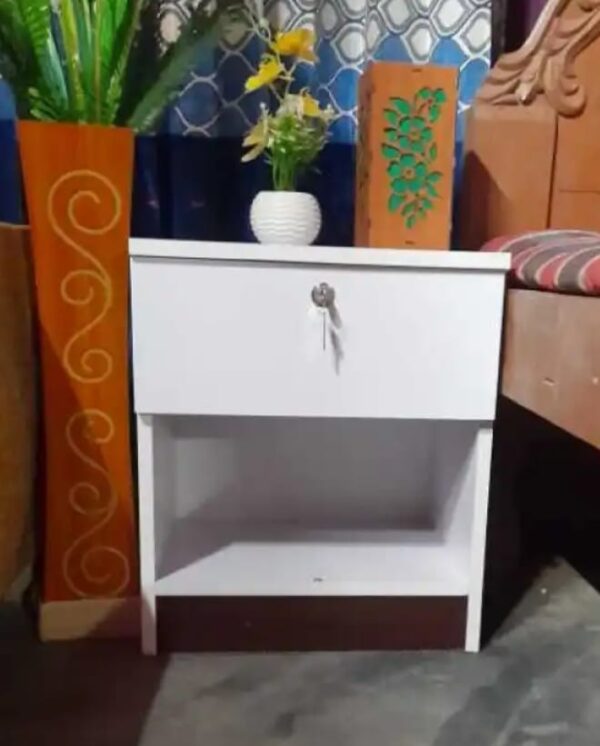 আধুনিক ডিজাইনের বেড সাইড টেবিল এবং ১টি ড্রয়ার - Image 8